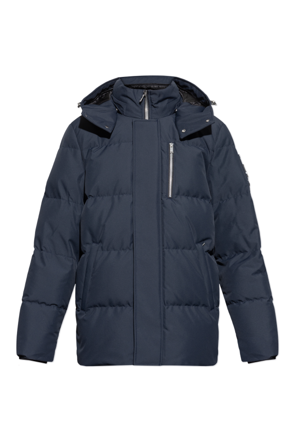 Navy blue Down jacket with detachable hood Moose Knuckles